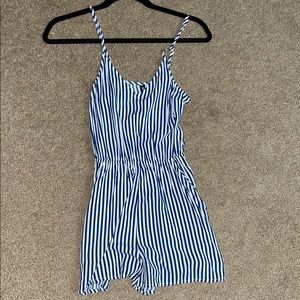 Striped romper